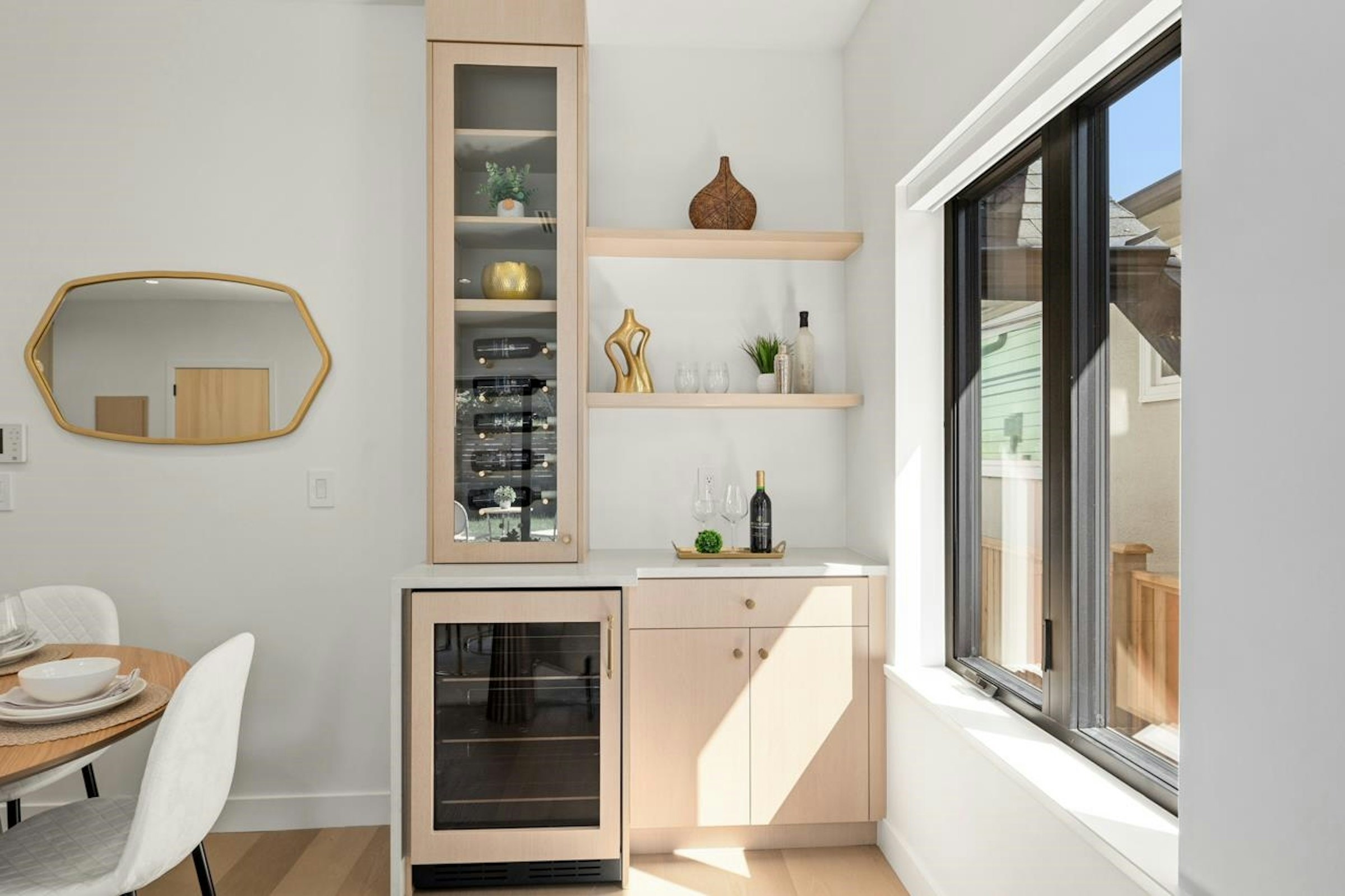 Modern Craftsman Duplex, interior view